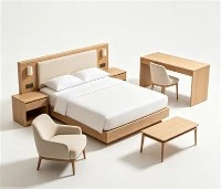Set de mobilier pentru camera de oaspeți de hotel